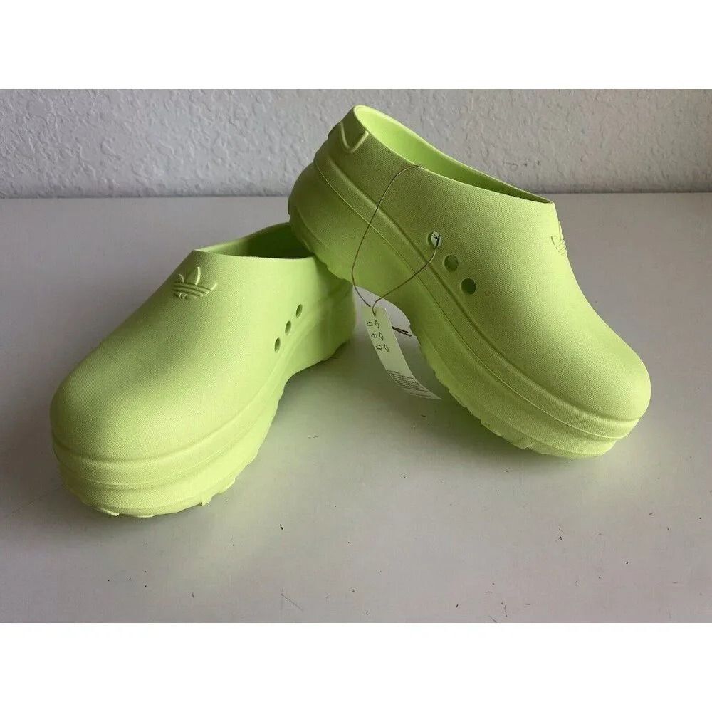 Adidas Adifom Stan Mule Casual Slip On Shoes Lucid Lemon Green IE7050 Women’s 8